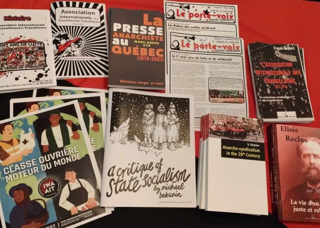 Salon du livre anarchiste de Montréal le samedi 16 mai&nbsp;2026